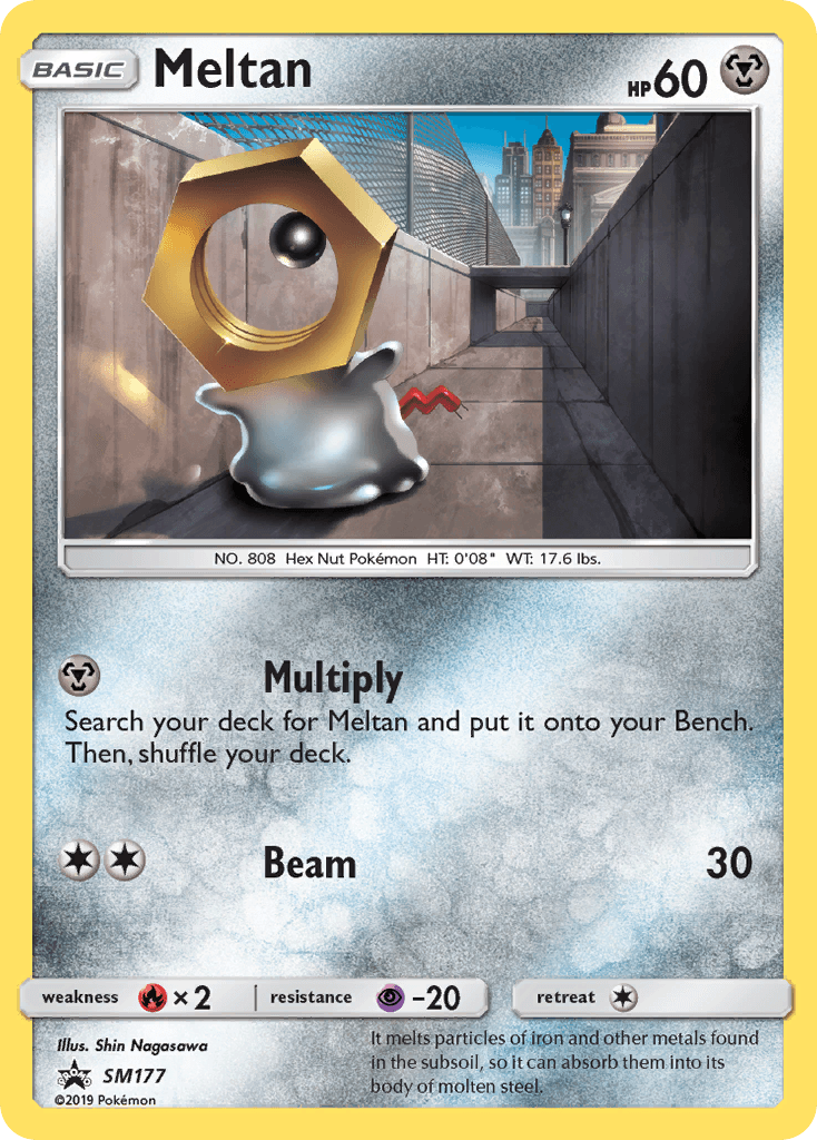 Meltan Pokémon card