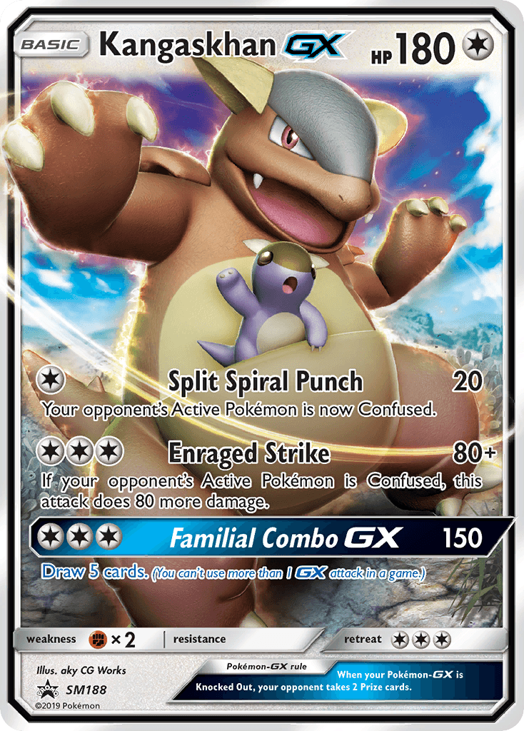 Kangaskhan-GX Pokémon card