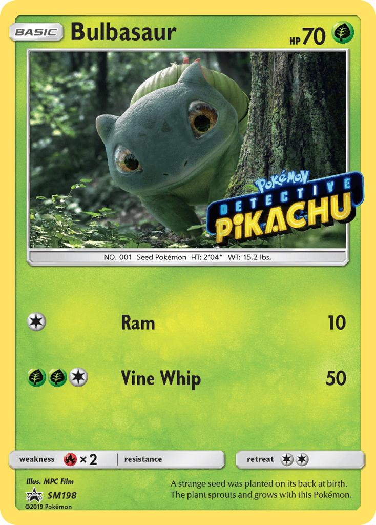 Bulbasaur Pokémon card