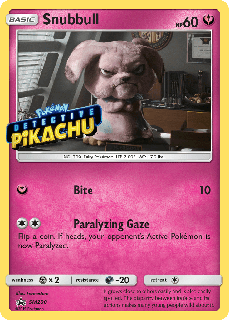 Snubbull Pokémon card