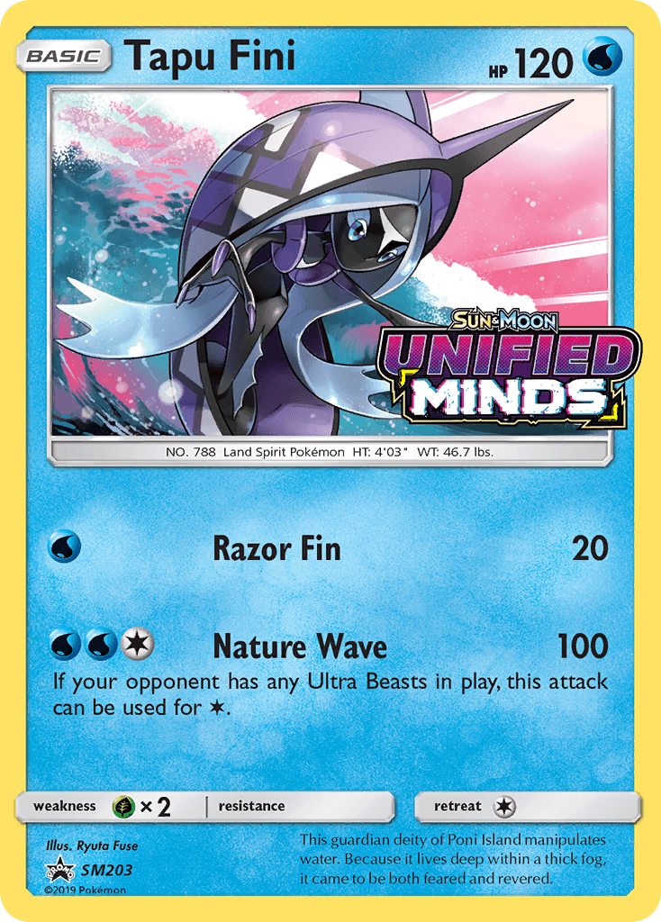 Tapu Fini Pokémon card