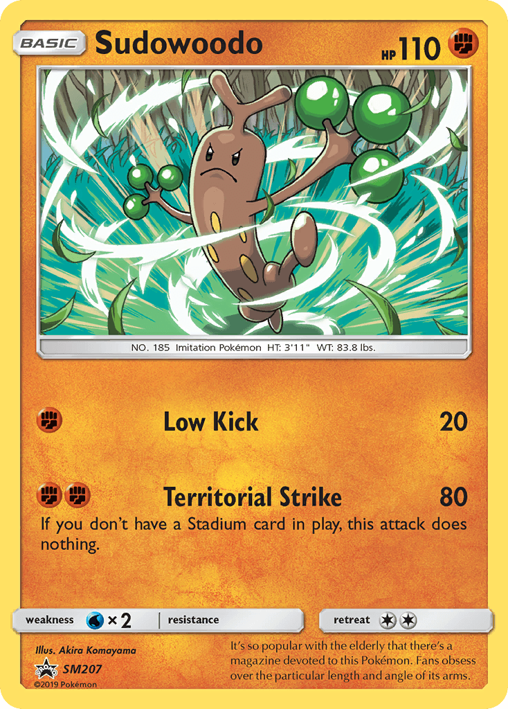 Sudowoodo Pokémon card