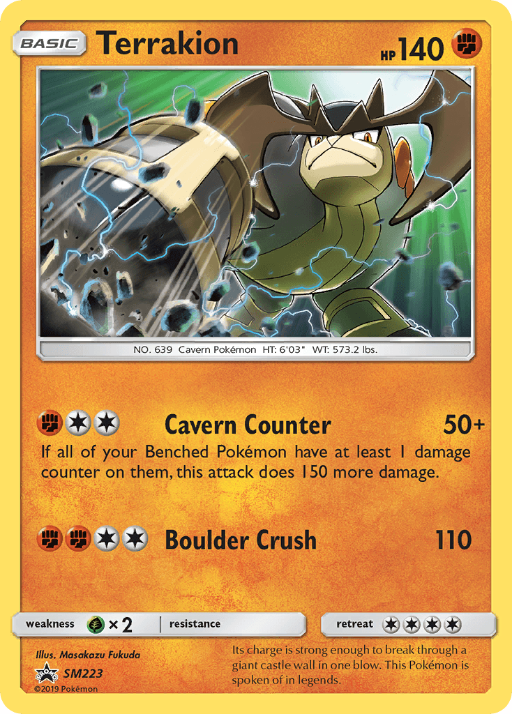 Terrakion Pokémon card