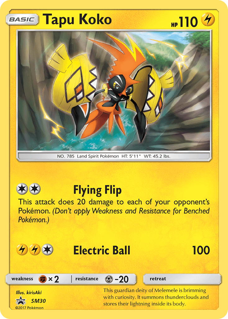 Tapu Koko Pokémon card