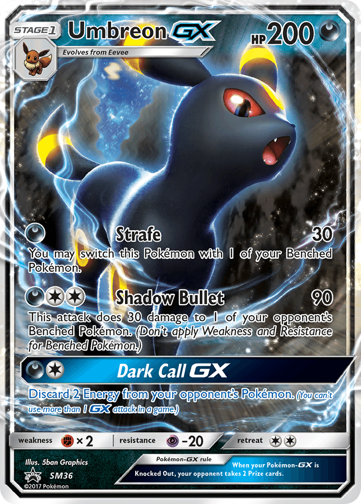 Umbreon-GX from SM Black Star Promos