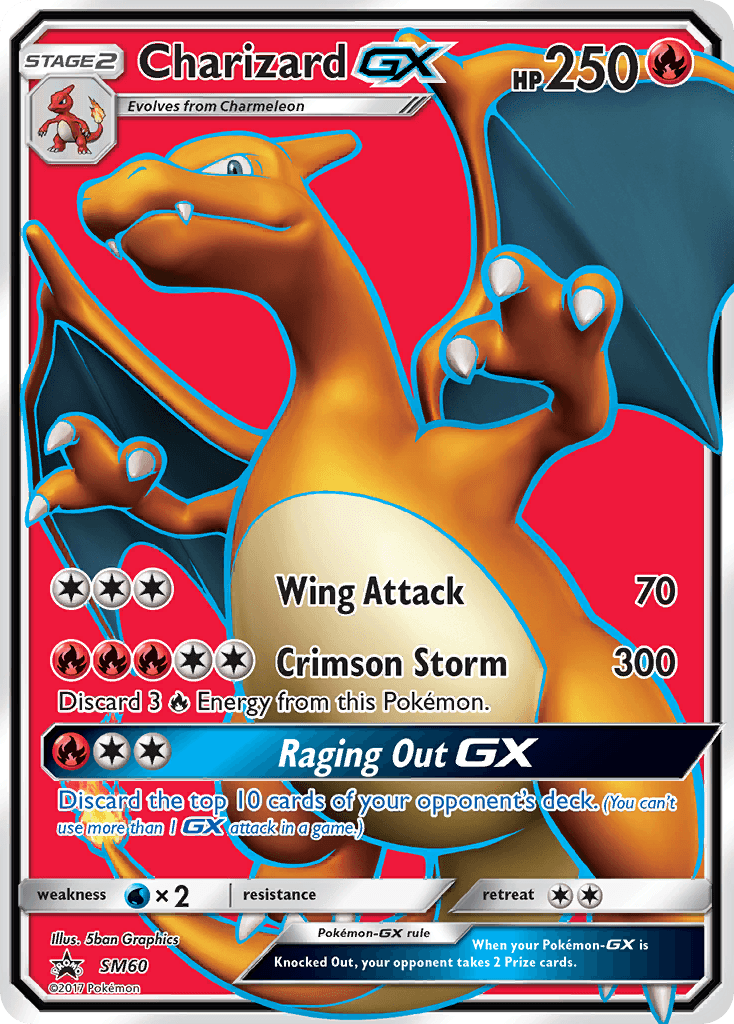 Charizard-GX from SM Black Star Promos