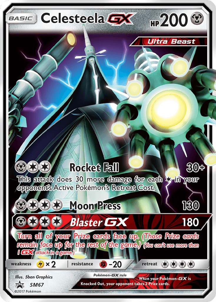 Celesteela-GX Pokémon card