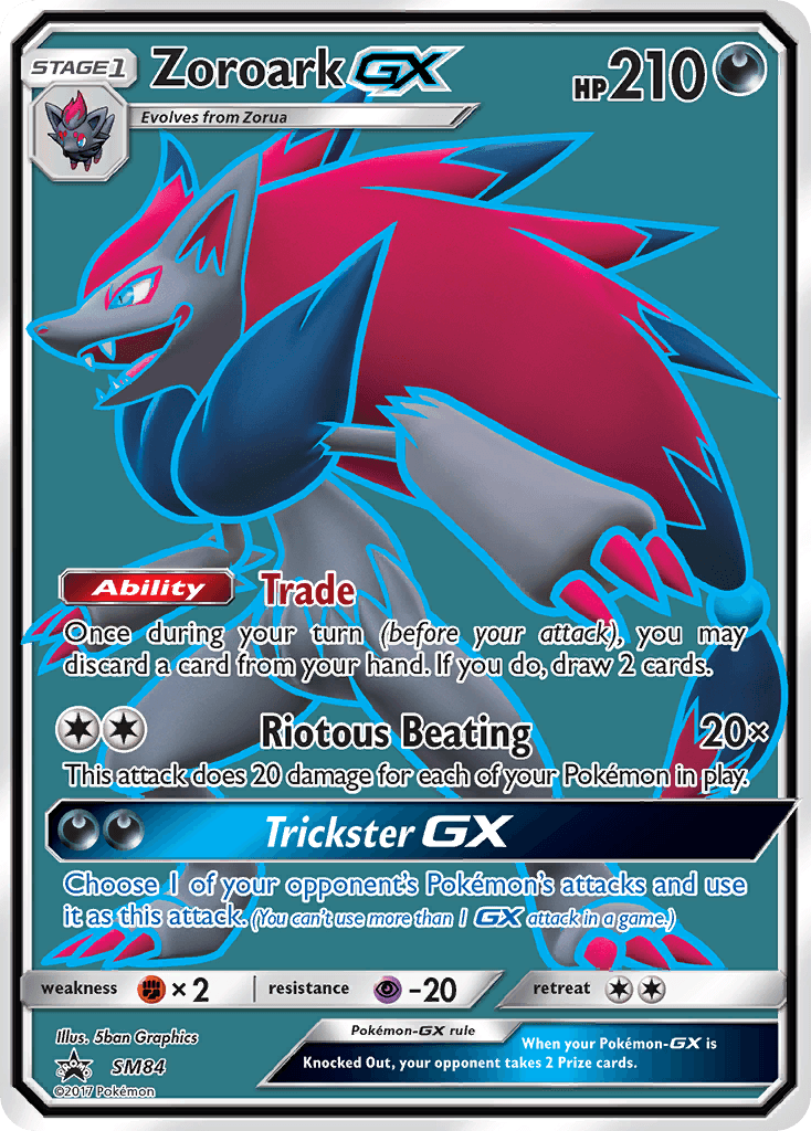 Zoroark-GX Pokémon card