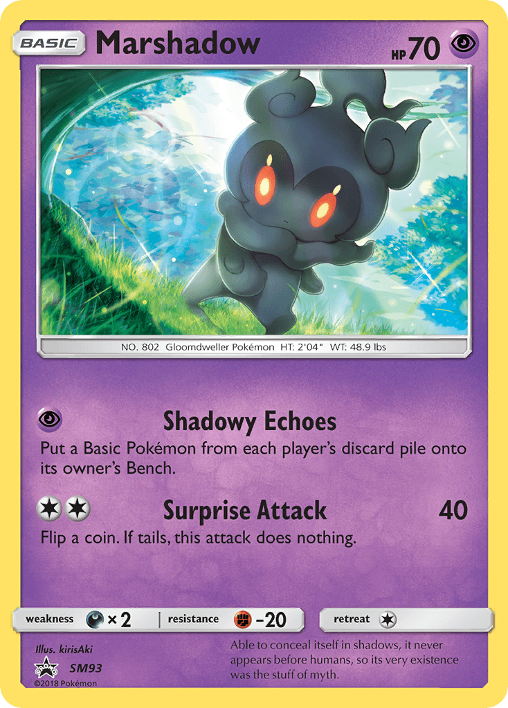 Marshadow Pokémon card