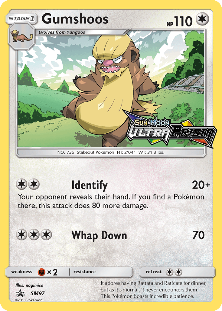 Gumshoos Pokémon card