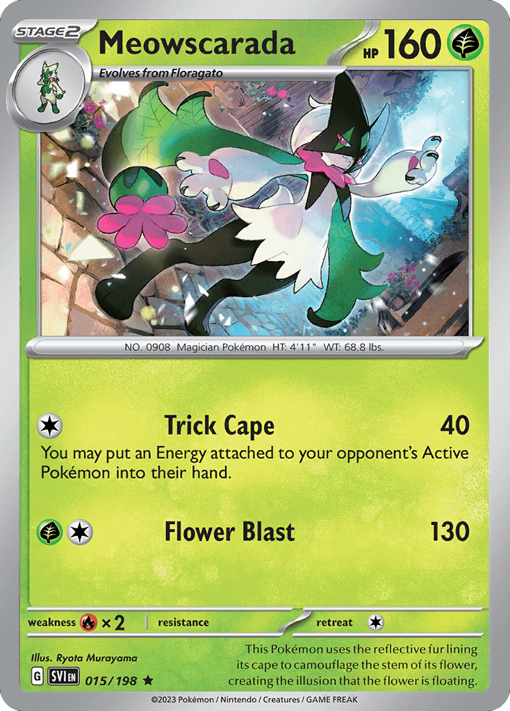 Meowscarada Pokémon card