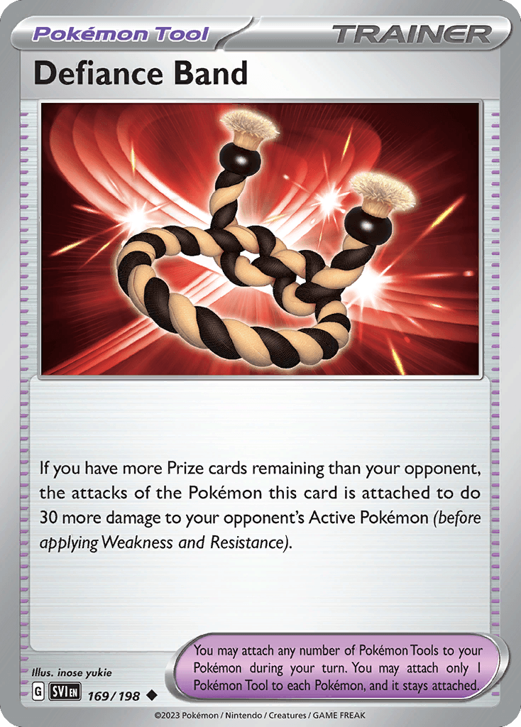 Defiance Band Pokémon card