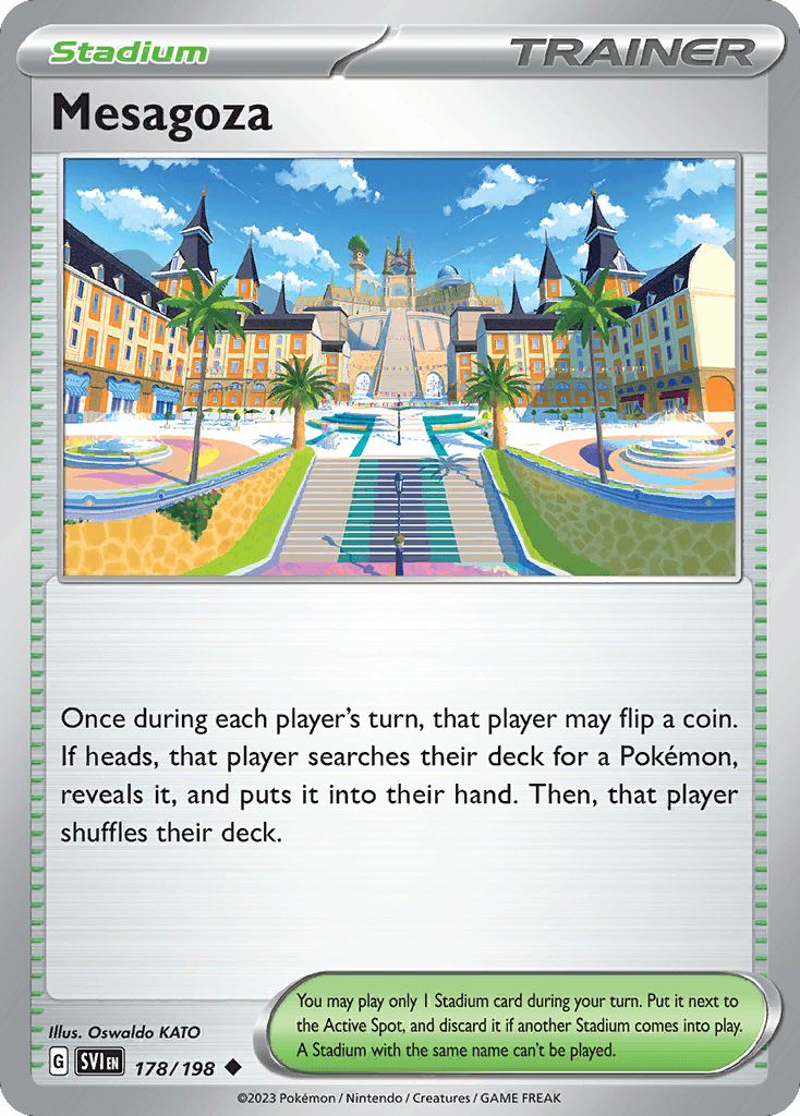 Mesagoza Pokémon card
