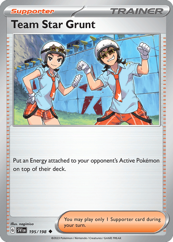 Team Star Grunt Pokémon card