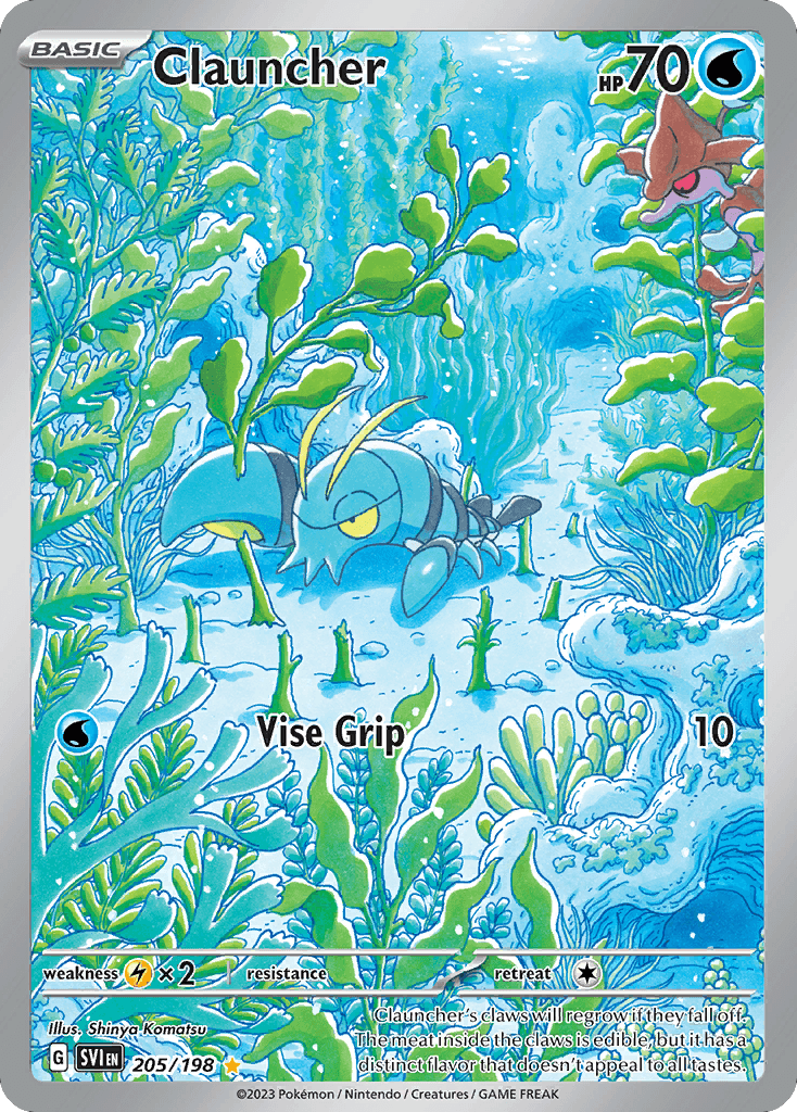 Clauncher Pokémon card