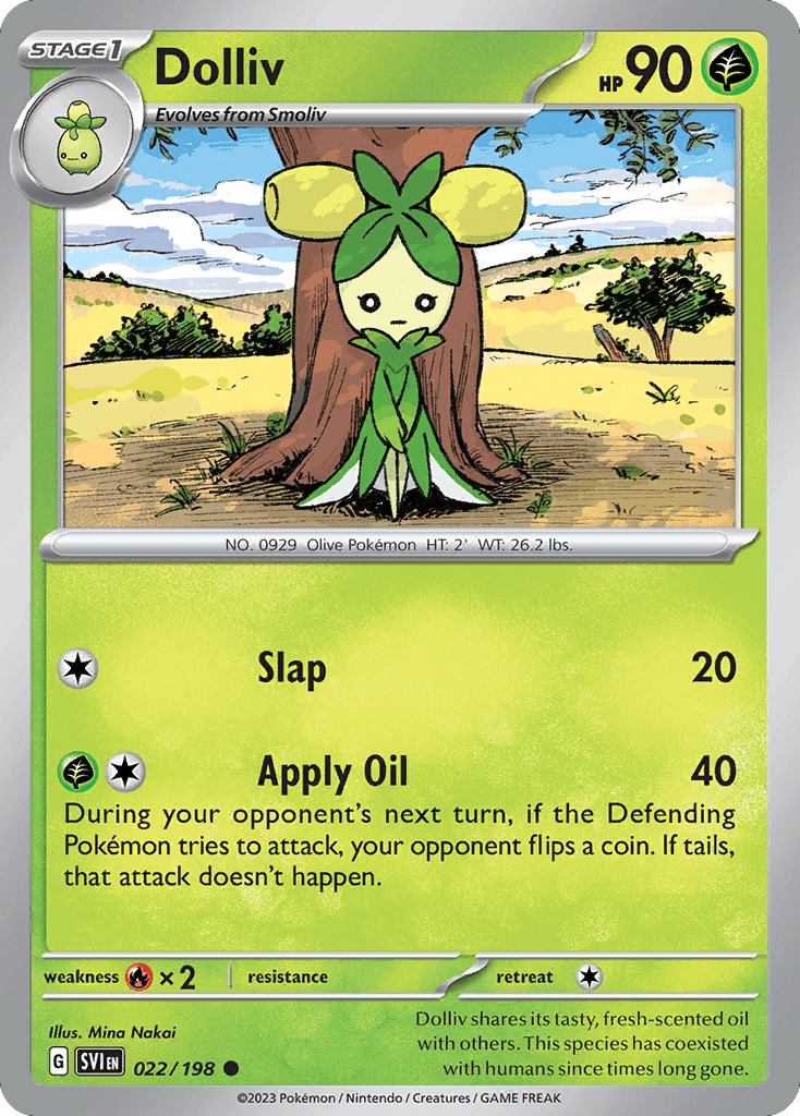 Dolliv Pokémon card