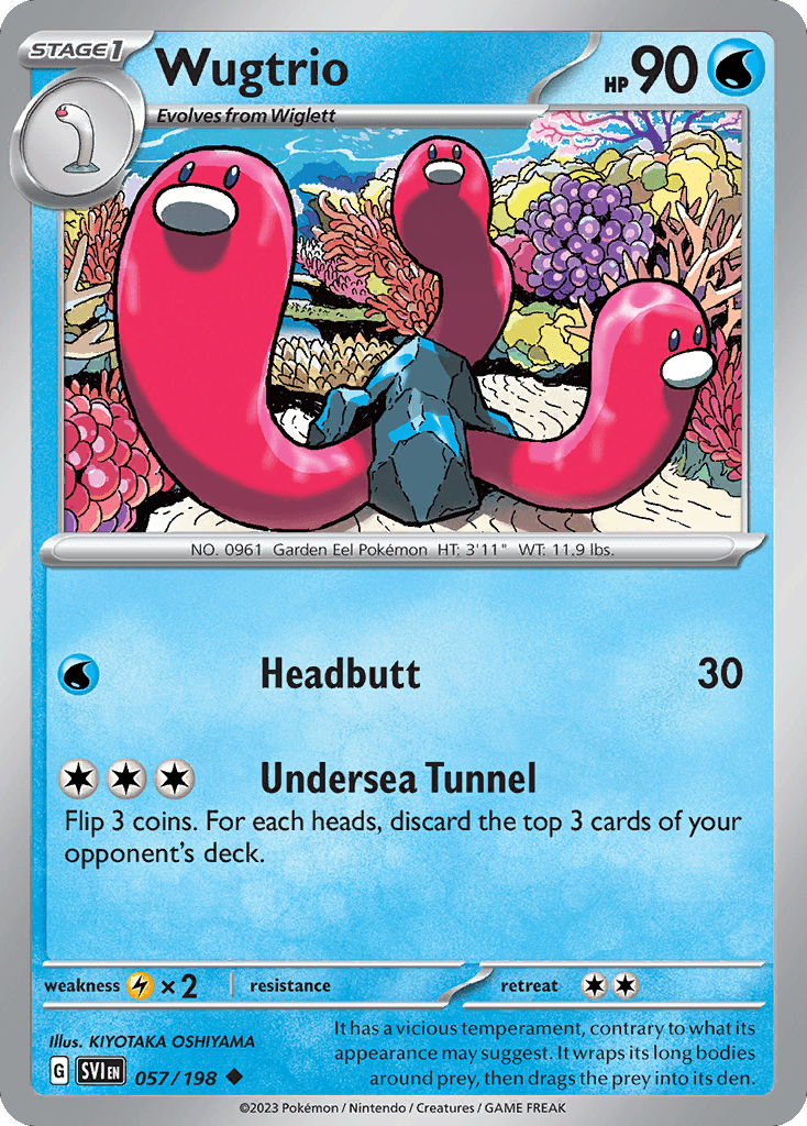 Wugtrio Pokémon card