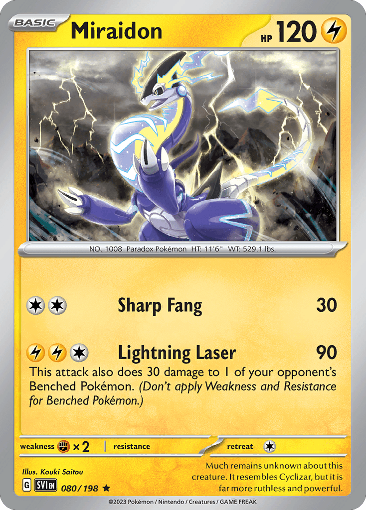 Miraidon from Scarlet & Violet