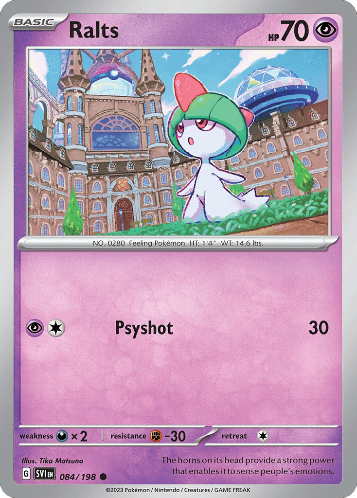Ralts Pokémon card
