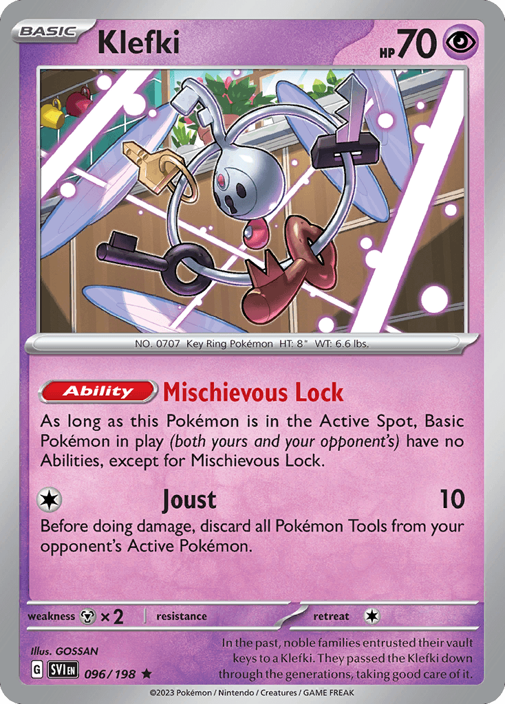 Klefki Pokémon card