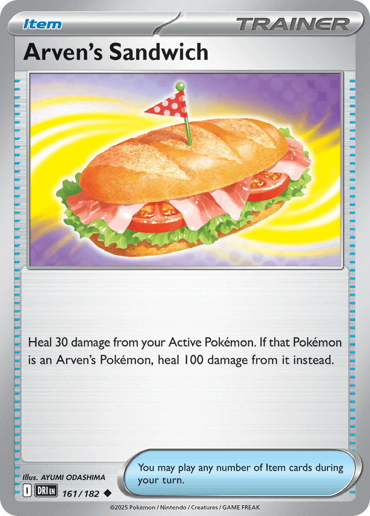 Arven's Sandwich Pokémon card