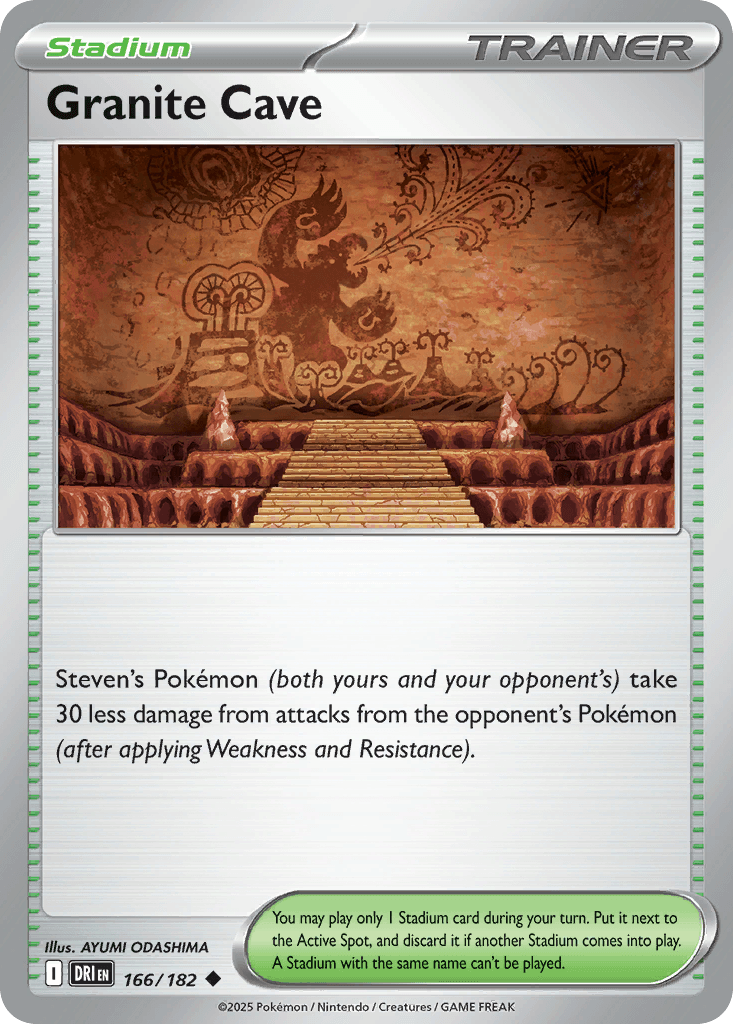 Granite Cave Pokémon card