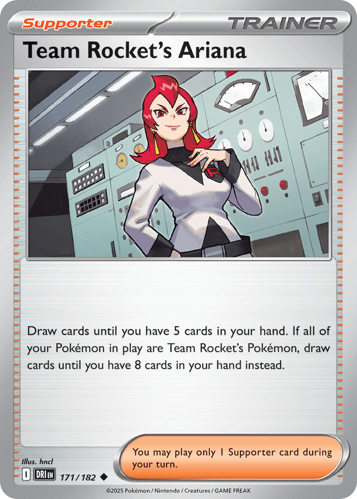 Team Rocket's Ariana Pokémon card
