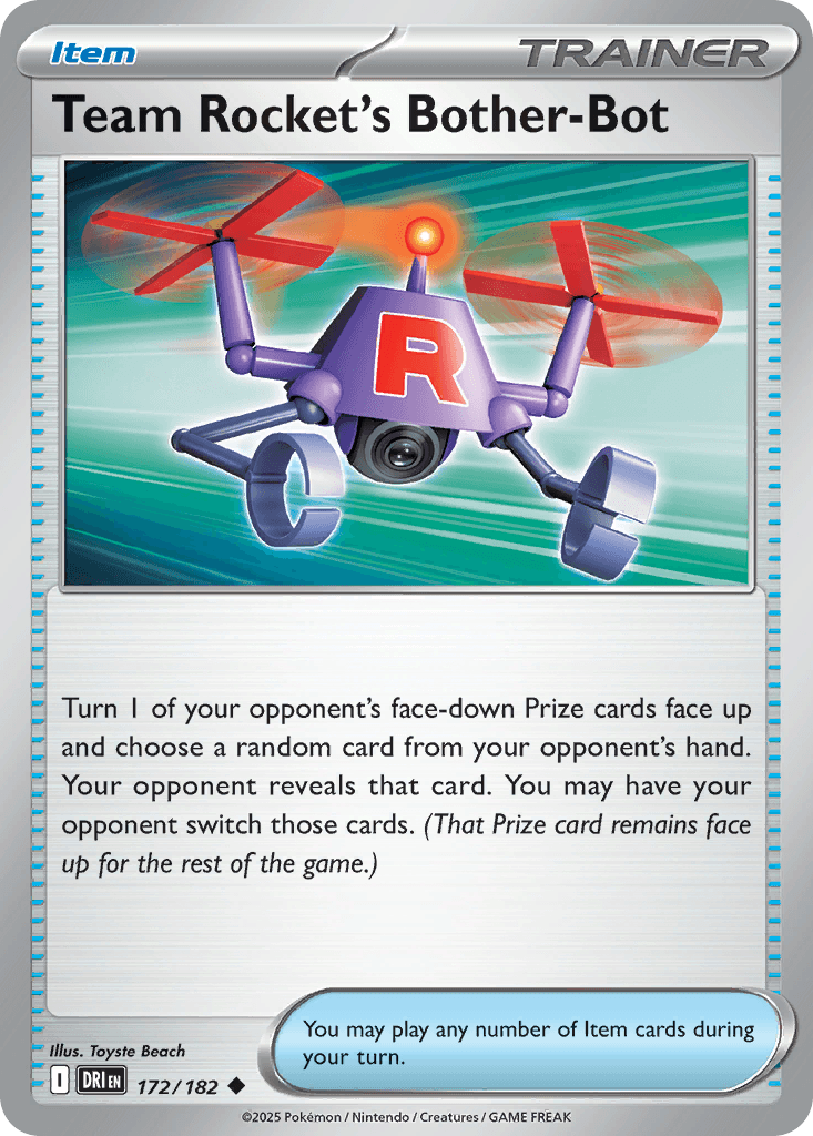Team Rocket's Bother-Bot Pokémon card