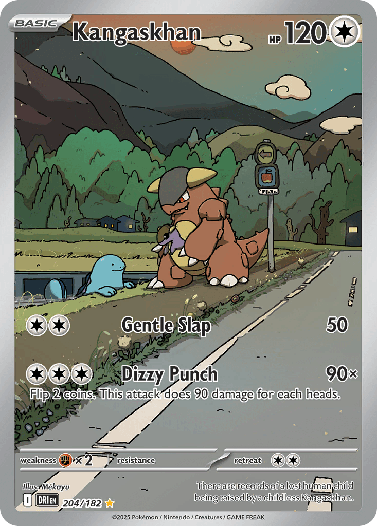 Kangaskhan Pokémon card
