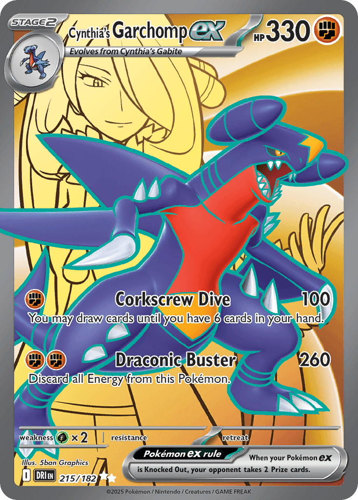 Cynthia's Garchomp ex — Ultra Rare