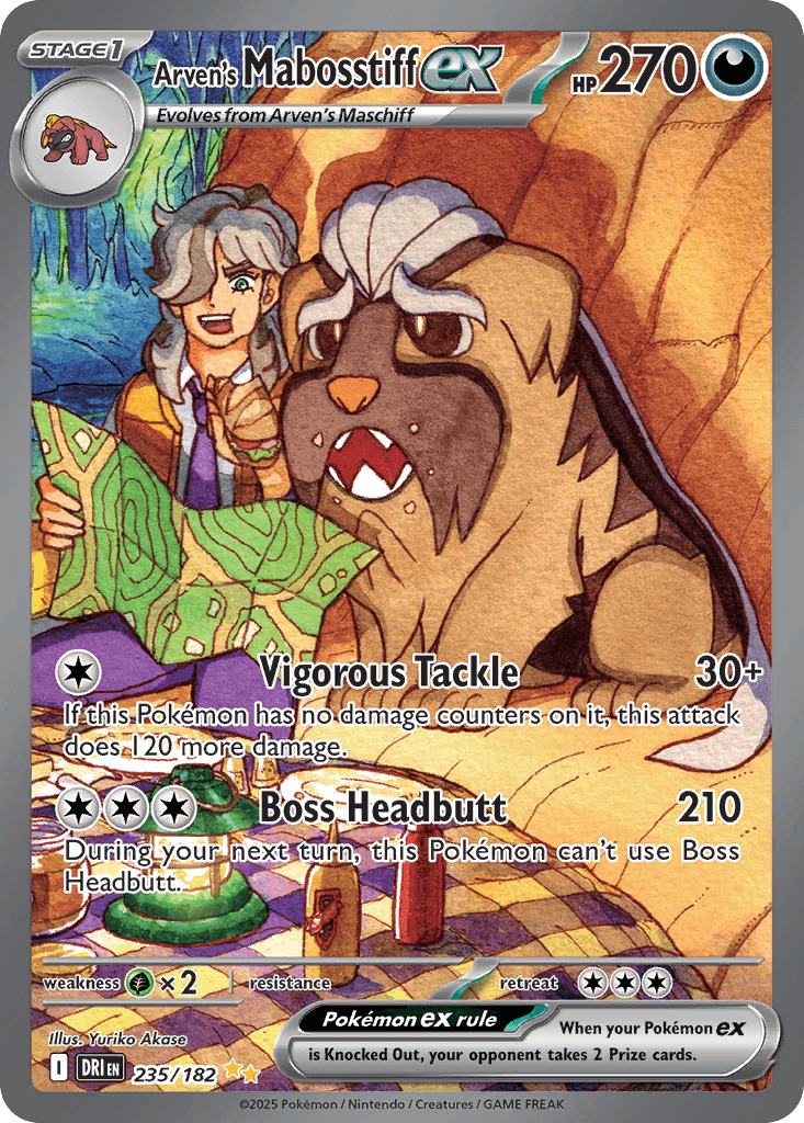 Arven's Mabosstiff ex — Special Illustration Rare