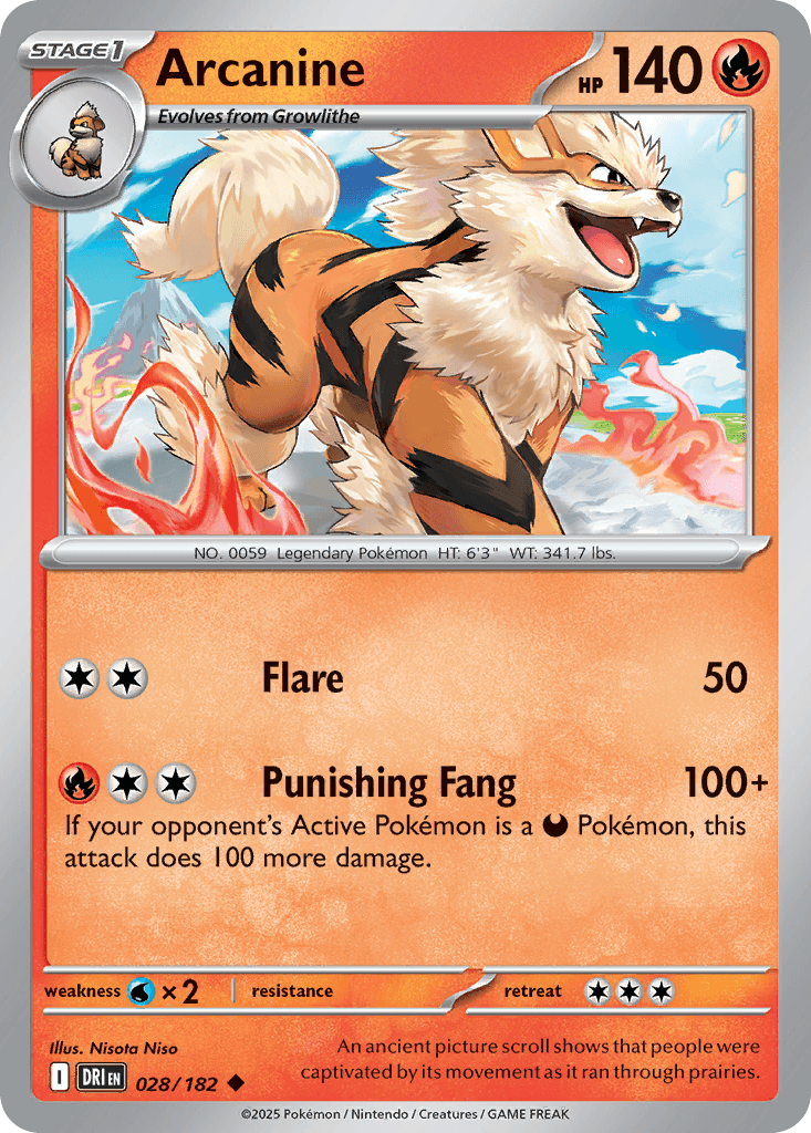 Arcanine from Destined Rivals