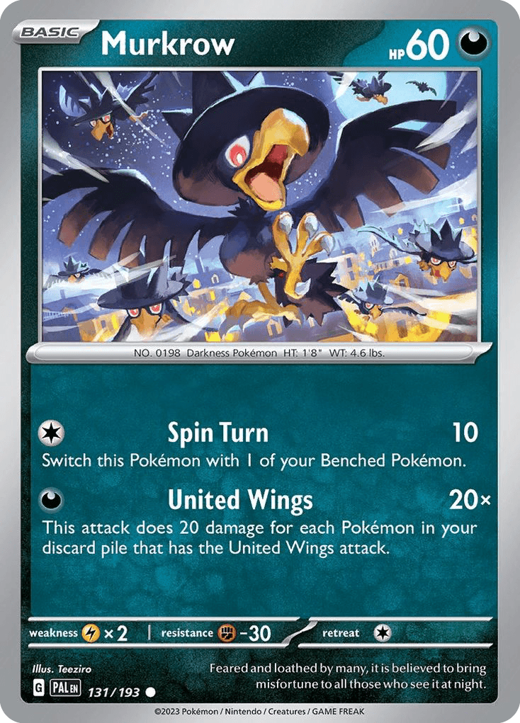 Murkrow Pokémon card