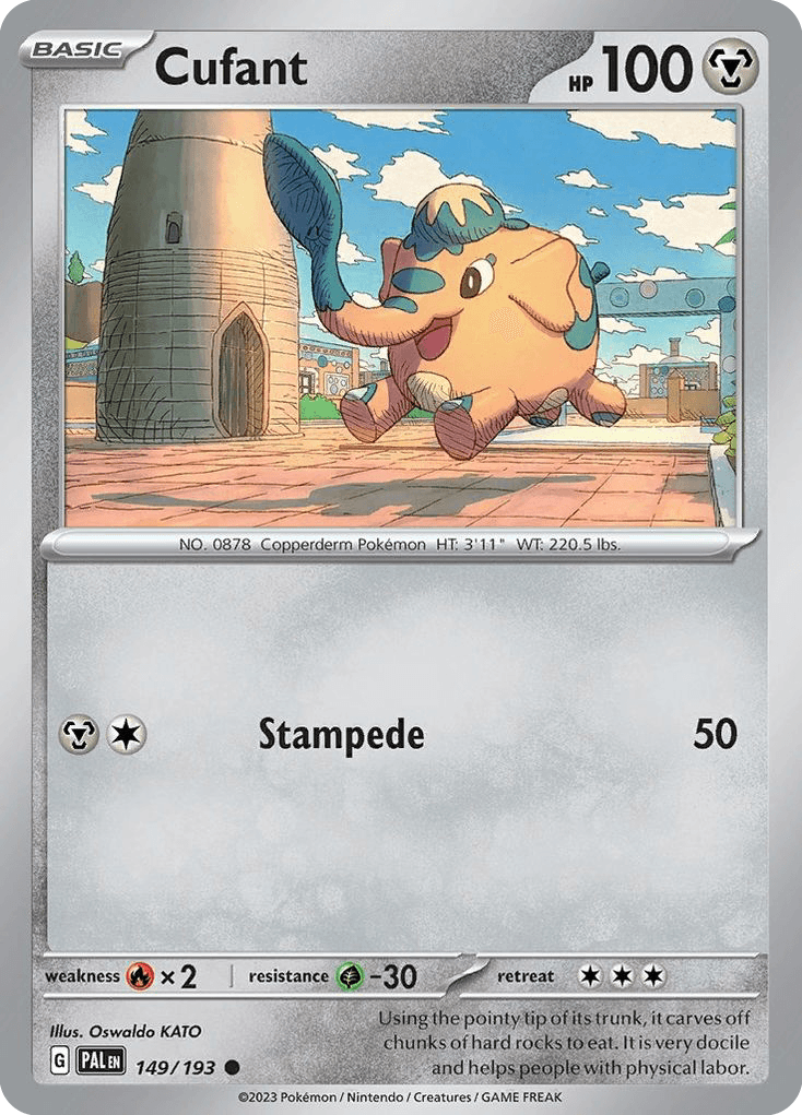 Cufant Pokémon card