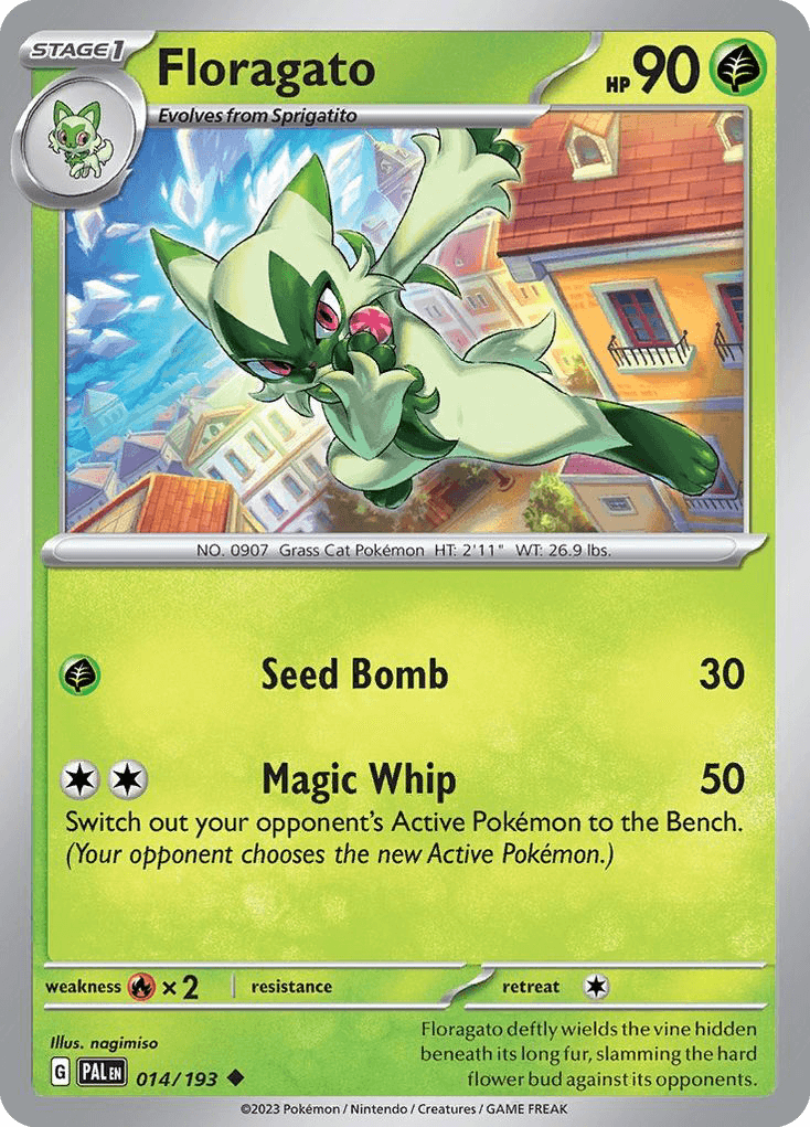 Floragato Pokémon card
