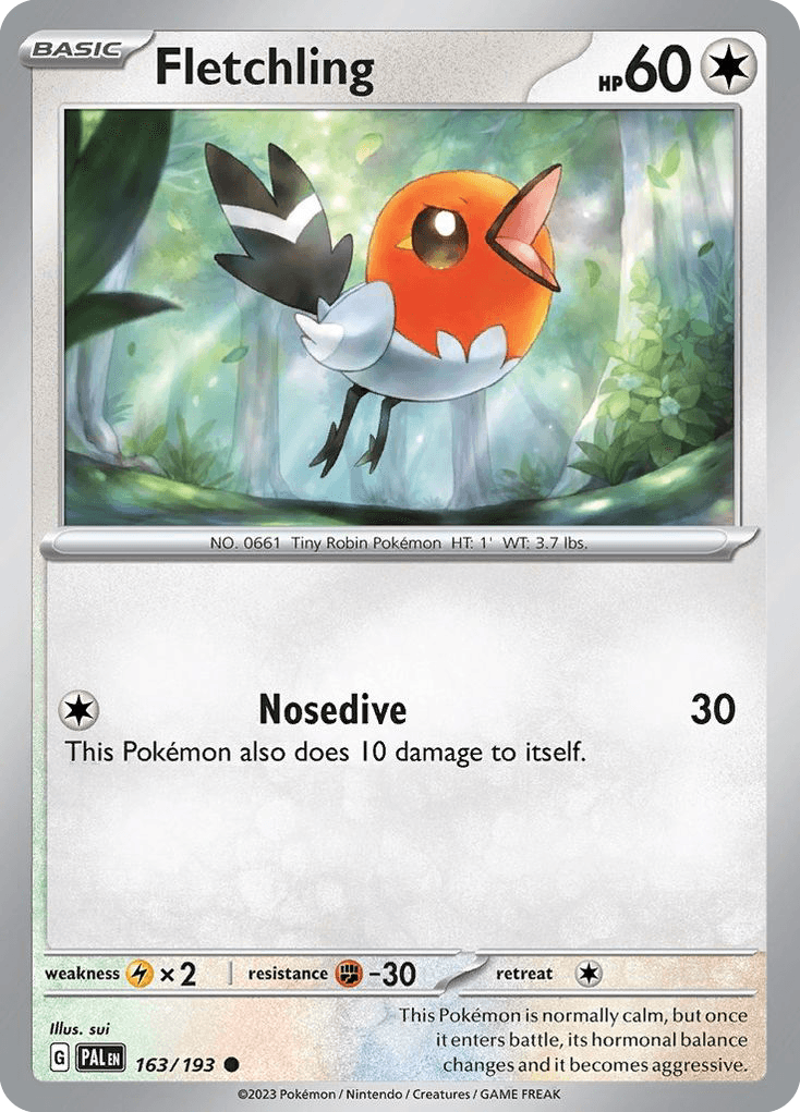 Fletchling Pokémon card