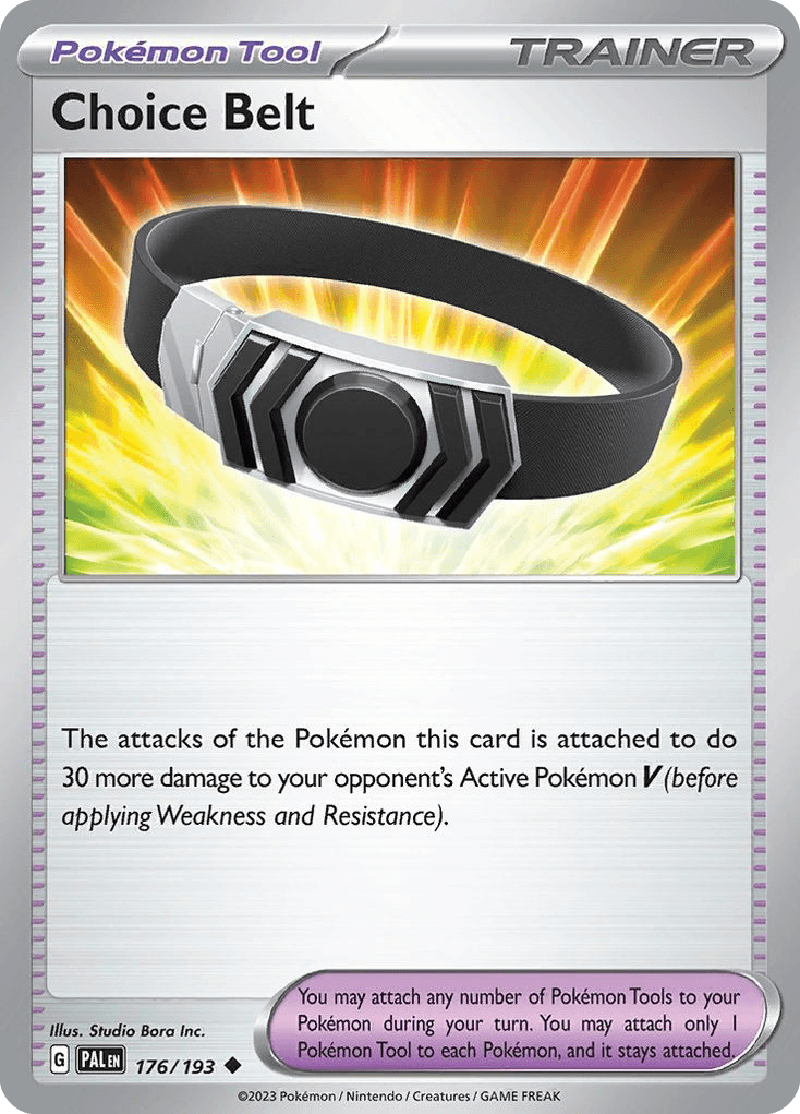 Choice Belt Pokémon card