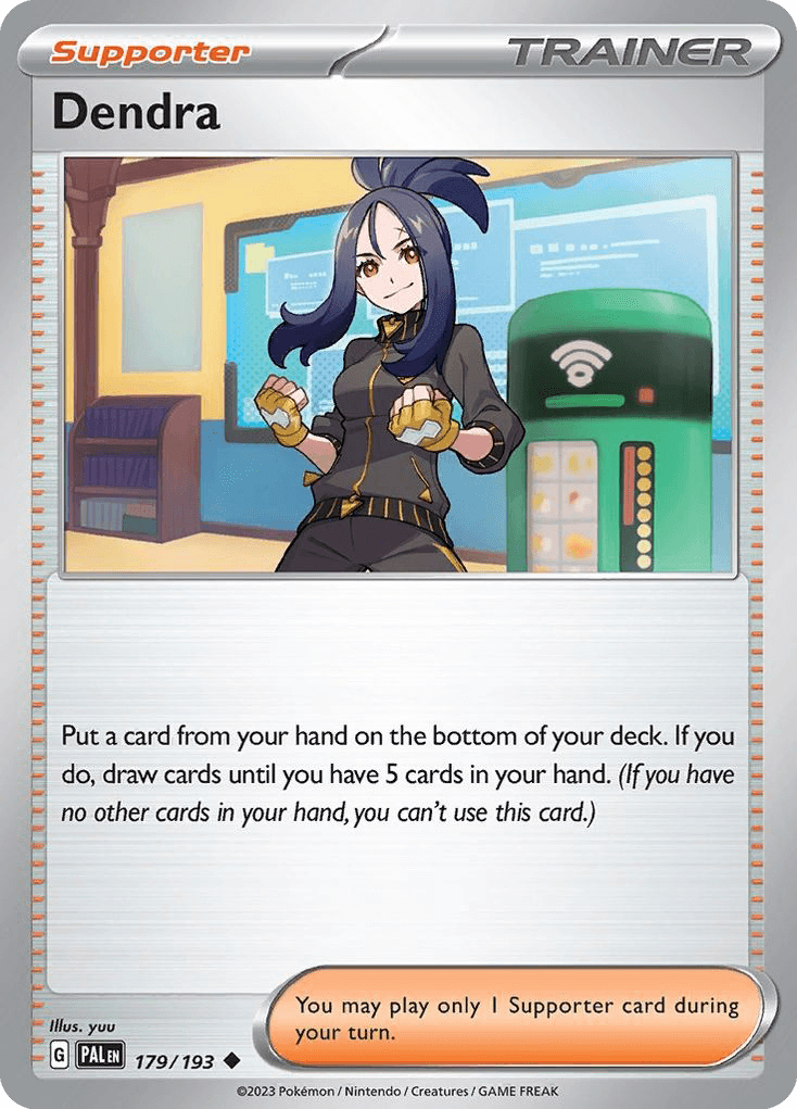 Dendra Pokémon card