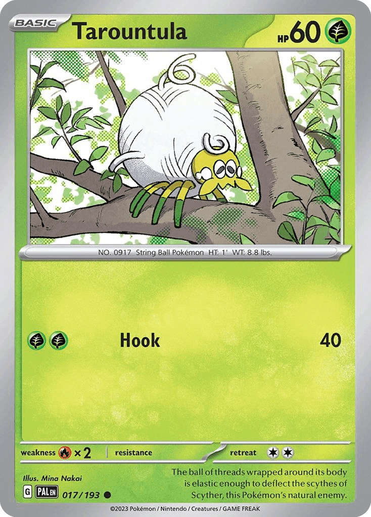 Tarountula Pokémon card