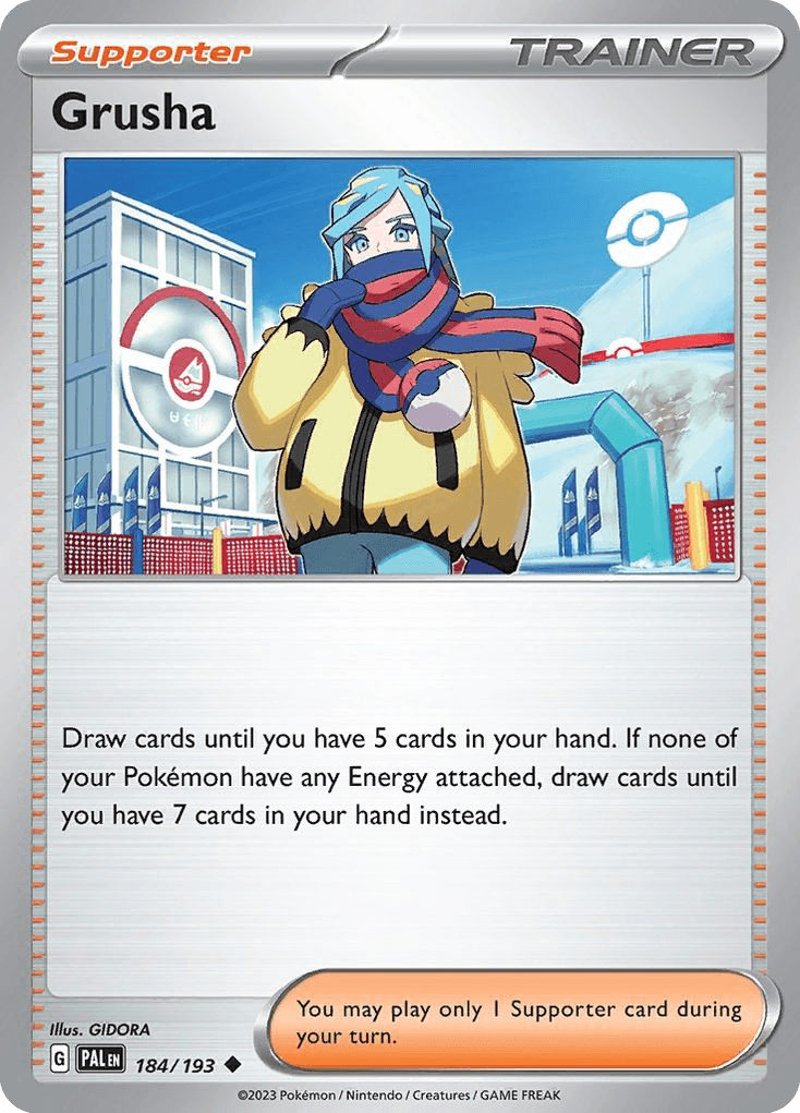 Grusha Pokémon card