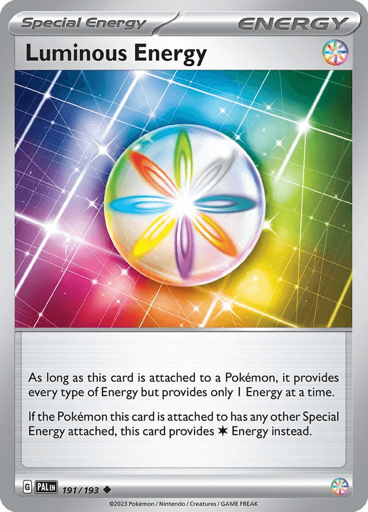 Luminous Energy Pokémon card