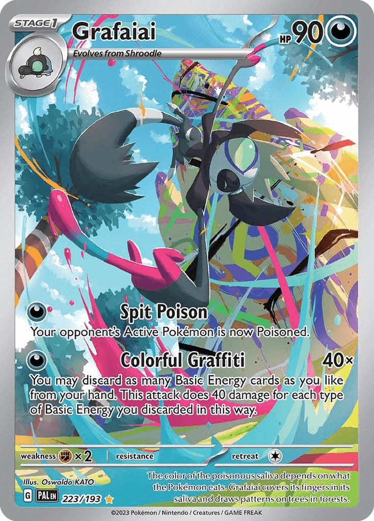 Grafaiai Pokémon card
