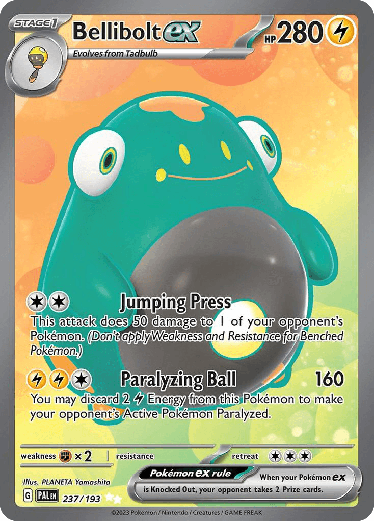 Bellibolt ex Pokémon card