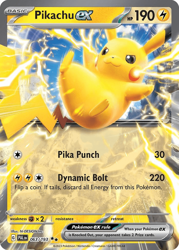Pikachu ex — Double Rare