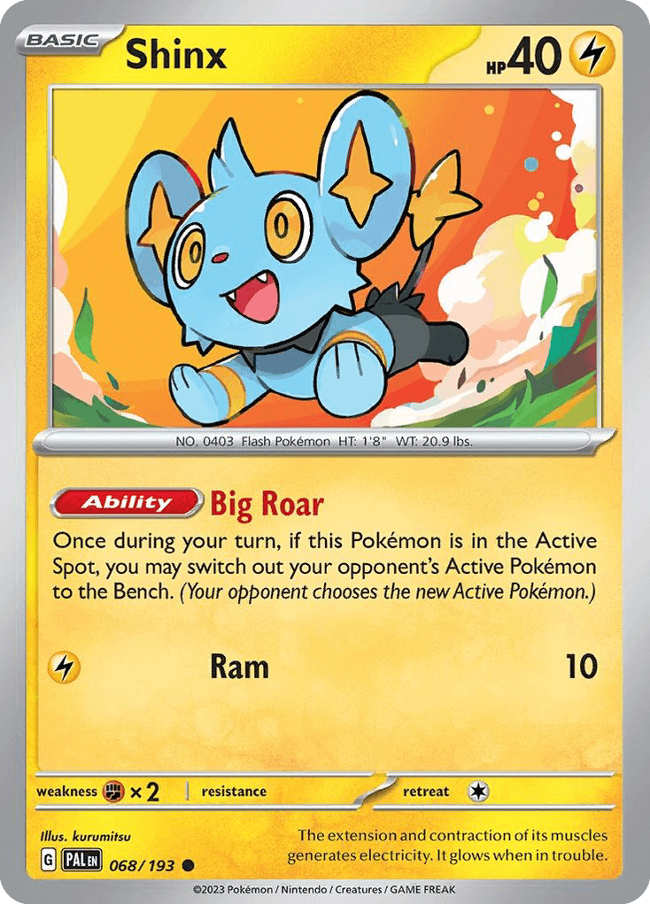 Shinx Pokémon card