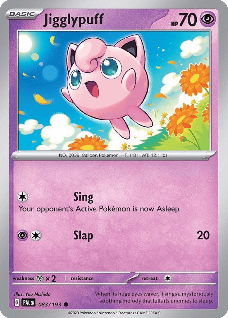 Jigglypuff Pokémon card