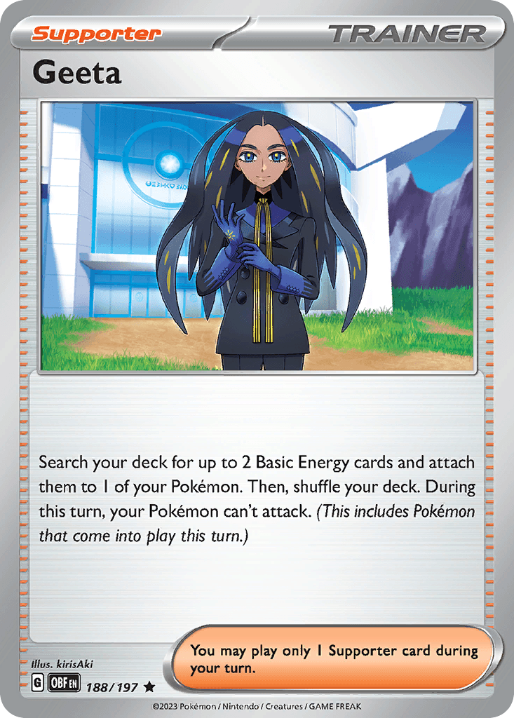 Geeta Pokémon card