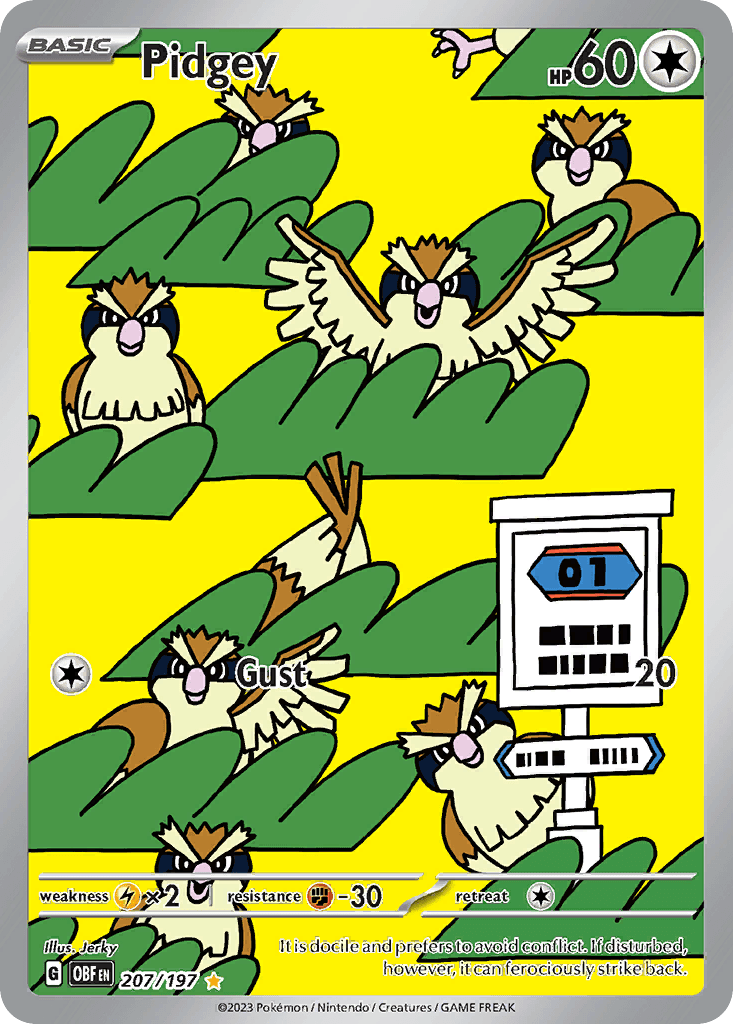 Pidgey Pokémon card