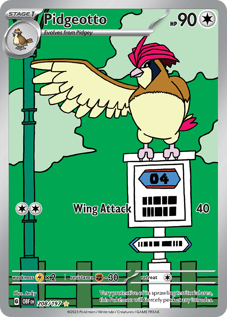 Pidgeotto Pokémon card