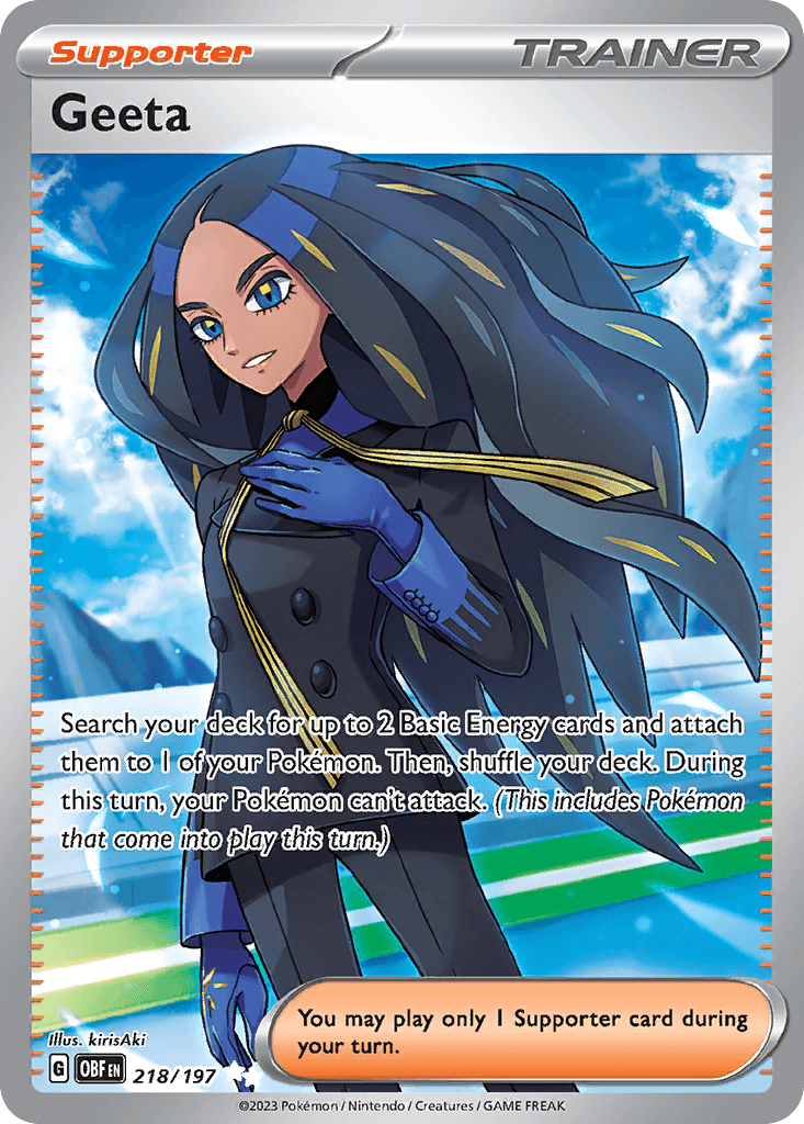 Geeta Pokémon card